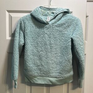Athleta Girl Super Soft Aqua Hooded Top